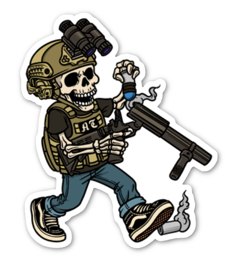 Skelly 40mm Sticker