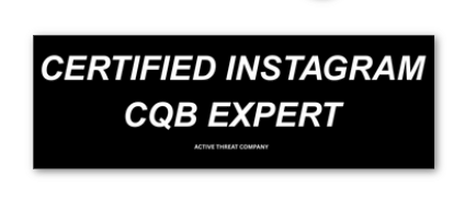 Instagram CQB Expert Sticker