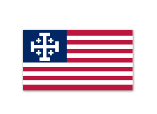 Crusader Flag Sticker
