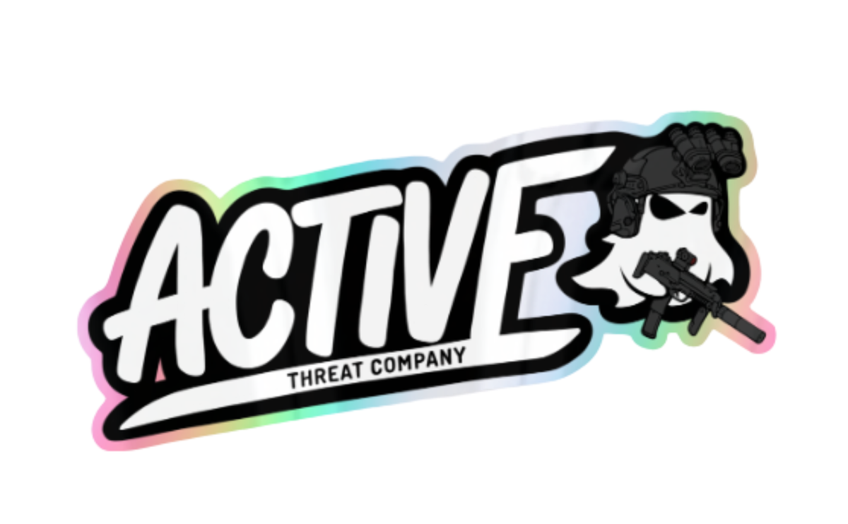 Ghostly Threat Sticker